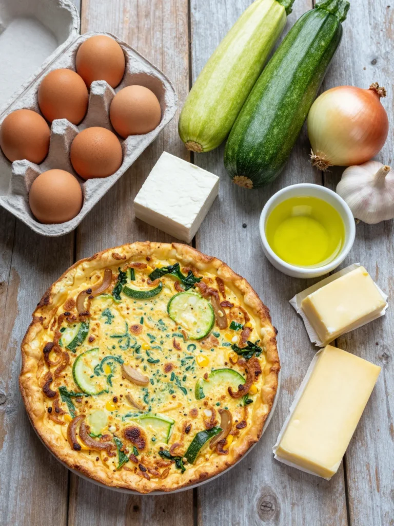 Zucchini Feta Frittata