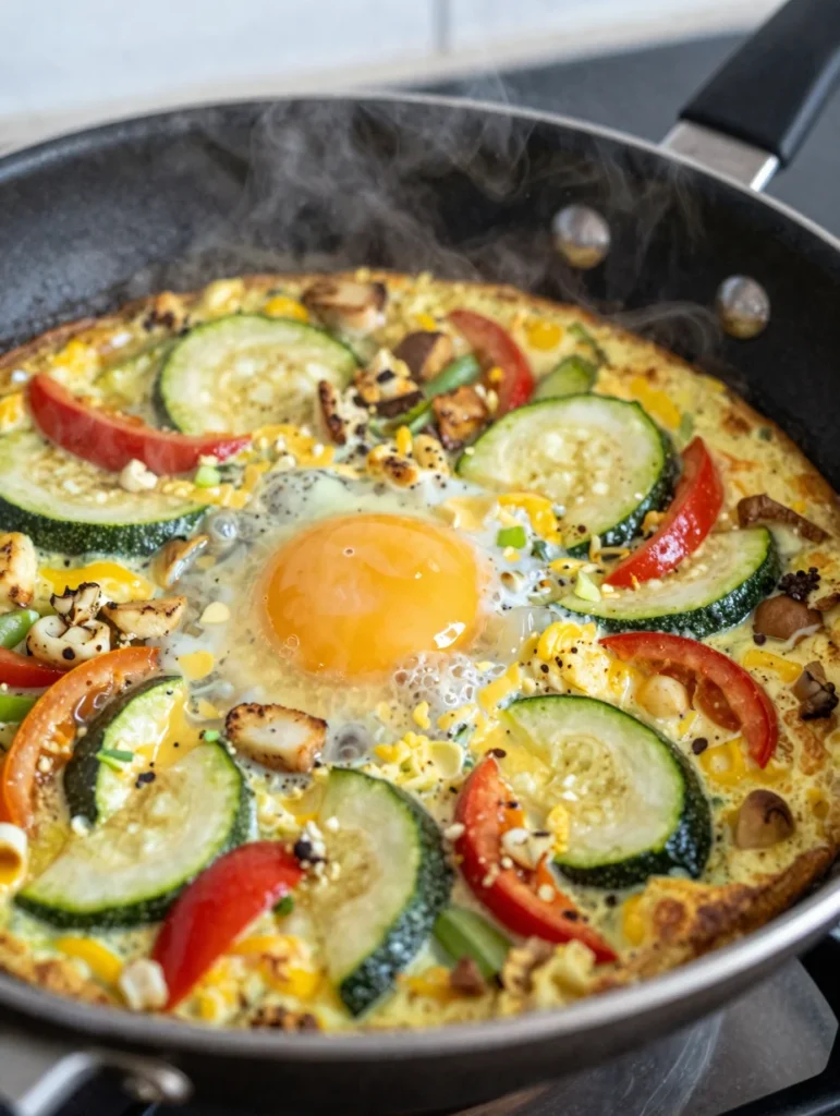 Zucchini Feta Frittata