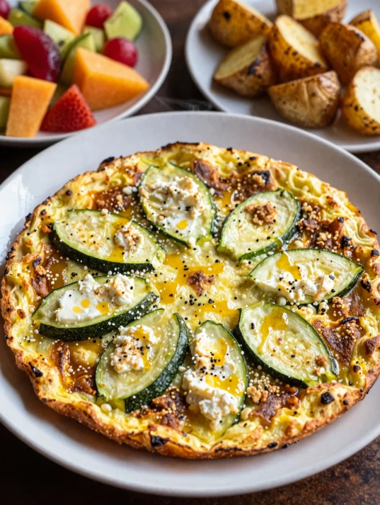 Zucchini Feta Frittata